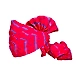 S H A H I T A J Traditional Rajasthani Jodhpuri Cotton Farewell/Retirement/Social Occasions Pink Lehariya Pagdi Safa or Turban for Kids and Adults (CT719)-ST839_21-sm