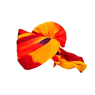 S H A H I T A J Traditional Rajasthani Jodhpuri Cotton Farewell/Retirement/Social Occasions Multi-Colored Pagdi Safa or Turban for Kids and Adults (CT723)