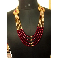 S H A H I T A J  Designer Mala/Kanthla for Weddings/Groom Dress or Sherwani (OS739)