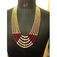 S H A H I T A J  Designer Mala/Kanthla for Weddings/Groom Dress or Sherwani (OS743)