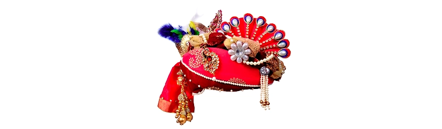 Readymade Brocade Bhagwan ka Safa or Pagdi   