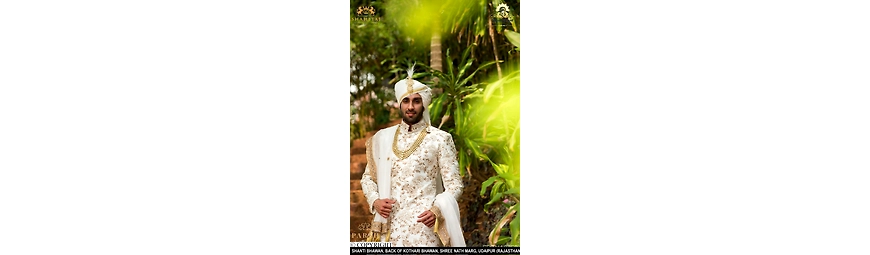  Customized Groom Silk Safa or Turban   
