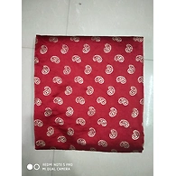 S H A H I T A J Traditional Rajasthani Maroon with Golden Foil Barati/Groom/Social Occasions Silk Pagdi Safa Turban or Pheta Cloth for Kids and Adults (CT748)