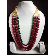 S H A H I T A J  Designer Mala/Kanthla for Weddings/Groom Dress or Sherwani (OS759)