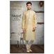 S H A H I T A J Traditional Golden Dotted Barati/Groom/Social Occasions Silk Kurta Pajama for Adults (MW764)-ST885_38-sm