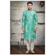 S H A H I T A J Traditional Multi-Colored Dotted Barati/Groom/Social Occasions Silk Kurta Pajama for Adults (MW767)-ST888_42-sm