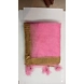 S H A H I T A J Traditional Rajasthani Wedding Baby Pink Silk Stole/Dupatta/Shawl for Groom or Dulha (DS797)-Free Size-1-sm