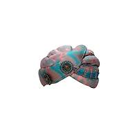 S H A H I T A J Designer Multi-Colored Brocade Silk Unisex Kids and Adults Pagdi Safa or Turban for Fashion Shows & Events (DT796)