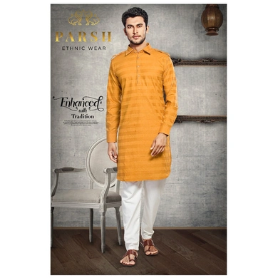 S H A H I T A J Traditional Barati/Groom/Social Occasions Pathani Cotton Kurta with Pajama for Adults (MW812)-ST932_44