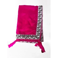 S H A H I T A J Traditional Rajasthani Wedding Rani Velvet Stole/Dupatta/Shawl for Groom or Dulha (DS813)