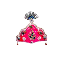 S H A H I T A J Traditional Silk Bhagwan Mukut Pagdi Safa or Turban for God's Idol/Kids/Adults (RT815)