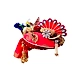 S H A H I T A J Traditional Rajasthani Multi-Colored Net &amp; Brocade Krishna Bhagwan Pagdi Safa or Turban for God's Idol/Kids/Adults (RT299)-ST402_Mini-sm