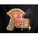S H A H I T A J Traditional Rajasthani Peach Color Brocade &amp; Silk Bhagwan ki Pagdi Safa or Turban for God's Idol/Kids/Adults (RT313)-ST466_Mini-sm