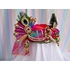 S H A H I T A J Traditional Rajasthani Multi-Colored Silk Krishna Bhagwan Pagdi Safa or Turban for God's Idol/Kids/Adults (RT304)-For Miniature God's Idol (3 inches to 16 inches)-4-sm