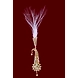 S H A H I T A J Traditional Golden Brooch or Kalangi with Feather for Barati/Groom/Social Occasions Pagdi Safa or Turban (OS823)-ST943-sm