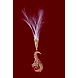 S H A H I T A J Traditional Golden with Red Stone Peacock Brooch or Kalangi with Feather for Barati/Groom/Social Occasions Pagdi Safa or Turban (OS825)-ST945-sm