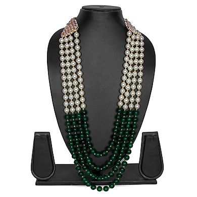 S H A H I T A J Designer Mala/Kanthla for Weddings/Groom Dress or Sherwani (OS849)-ST969