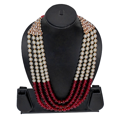 S H A H I T A J Designer Mala/Kanthla for Weddings/Groom Dress or Sherwani (OS850)-1