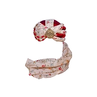 S H A H I T A J Designer Multi-Colored Silk Unisex Kids and Adults Pagdi Safa or Turban for Fashion Shows & Events (DT835)
