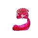 S H A H I T A J Designer Pink Silk Bandhej Kids and Adults Pagdi Safa or Turban for Fashion Shows &amp; Events (DT837)-ST957_22andHalf-sm