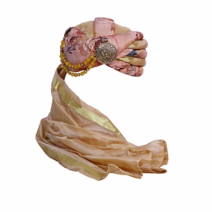 S H A H I T A J Designer Floral Silk Unisex Kids and Adults Pagdi Safa or Turban for Fashion Shows & Events (DT842)