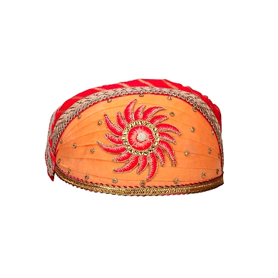 S H A H I T A J Traditional Rajasthani Cotton Mewadi Pagdi or Turban for Kids and Adults (MT867)-ST987_21andHalf