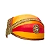 S H A H I T A J Traditional Rajasthani Cotton Mewadi Shaded Pagdi or Turban for Kids and Adults (MT871)-18-3-sm