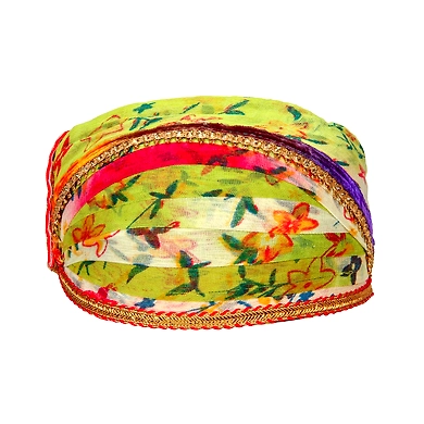 S H A H I T A J Traditional Rajasthani Cotton Mewadi Floral Pagdi or Turban for Kids and Adults (MT874)-ST994_21