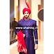 S H A H I T A J Wedding Groom/Dulha Red Silk Pakistani Muslim Kulla/Imaama/Pagdi Safa or Turban for Kids and Adults (RT880)-ST1000_22-sm