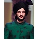 S H A H I T A J Wedding Groom/Dulha Black Silk Pakistani Muslim Kulla/Imaama/Pagdi Safa or Turban for Kids and Adults (RT882)-ST1002_21-sm
