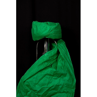 S H A H I T A J Muslim Wedding Cotton Green Imaama Pagdi Safa or Turban for Kids and Adults (RT893)-ST1013_19andHalf