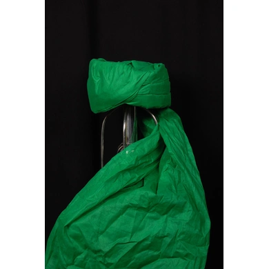 S H A H I T A J Muslim Wedding Cotton Green Imaama Pagdi Safa or Turban for Kids and Adults (RT893)-ST1013_21andHalf