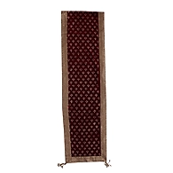S H A H I T A J Traditional Rajasthani Wedding Maroon Velvet & Golden Stole/Dupatta/Shawl for Groom or Dulha (DS923)