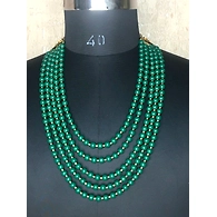 S H A H I T A J Designer Green Mala/Kanthla for Weddings/Groom Dress or Sherwani (OS932)
