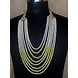 S H A H I T A J Designer Mala/Kanthla Yellow with White for Weddings/Groom Dress or Sherwani (OS936)-ST1056-sm