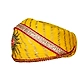 S H A H I T A J Traditional Rajasthani Cotton Yellow Lehariya Mewadi Pagdi or Turban for Kids and Adults (MT948)-18-4-sm