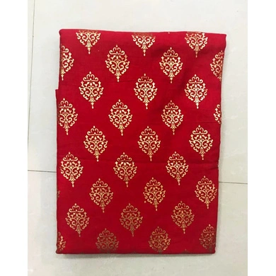 S H A H I T A J Traditional Rajasthani Red Foil Barati/Groom/Social Occasions Cotton Pagdi Safa Turban or Pheta Cloth for Kids and Adults (Bulk Purchase) (CT685)-ST805_PACK40