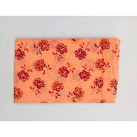 S H A H I T A J Traditional Rajasthani Floral Peach Barati/Groom/Social Occasions PC Cotton Pagdi Safa Turban or Pheta Cloth for Kids and Adults (Bulk Purchase) (CT465)