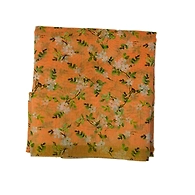 S H A H I T A J Traditional Rajasthani Floral Faux Silk Orange or Kesariya Barati/Groom/Social Occasions Turban Safa Pagdi Pheta Cloth for Kids and Adults (Bulk Purchase) (CT348)