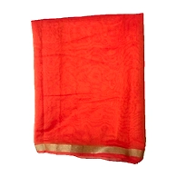 S H A H I T A J Traditional Rajasthani Faux Silk Orange or Kesariya Barati/Groom/Social Occasions Turban Safa Pagdi Pheta Cloth for Kids and Adults (Bulk Purchase) (CT373)