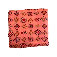 S H A H I T A J Traditional Rajasthani Aztec Print Faux Silk Peach Barati/Groom/Social Occasions Turban Safa Pagdi Pheta Cloth for Kids and Adults (Bulk Purchase) (CT376)