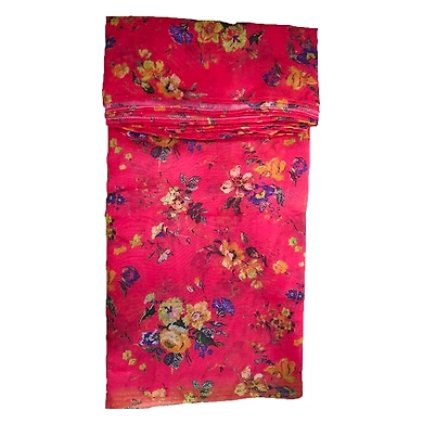 S H A H I T A J Traditional Rajasthani Floral Faux Silk Red Barati/Groom/Social Occasions Turban Safa Pagdi Pheta Cloth for Kids and Adults (Bulk Purchase) (CT326)-Pack of 1 (For Kids to Adults)-1