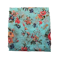 S H A H I T A J Traditional Rajasthani Floral Faux Silk Blue Barati/Groom/Social Occasions Turban Safa Pagdi Pheta Cloth for Kids and Adults (Bulk Purchase) (CT362)