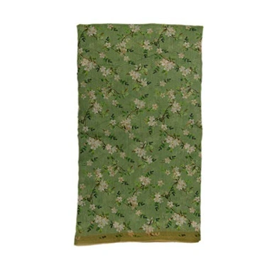 S H A H I T A J Traditional Rajasthani Floral Faux Silk Green Floral Barati/Groom/Social Occasions Turban Safa Pagdi Pheta Cloth for Kids and Adults (Bulk Purchase) (CT383)-Pack of 40 (For Kids to Adults)-1