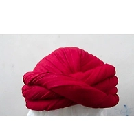 S H A H I T A J Muslim Vantma or Barmeri Social Occasions Red Cotton Pagdi Safa Imaama or Turban for Kids and Adults (RT902)