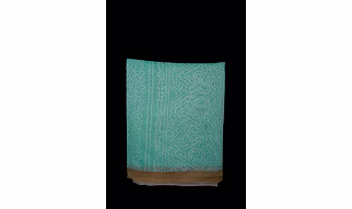 S H A H I T A J Firozi/Blue Bandhej or Chundri Barati/Groom/Social Occasions Silk Pagdi Safa Turban or Pheta Cloth for Kids and Adults (CT954)