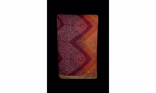 S H A H I T A J Multi-colored Bandhej or Chundri Barati/Groom/Social Occasions Silk Pagdi Safa Turban or Pheta Cloth for Kids and Adults (CT957)