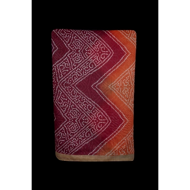 S H A H I T A J Multi-colored Bandhej or Chundri Barati/Groom/Social Occasions Silk Pagdi Safa Turban or Pheta Cloth for Kids and Adults (CT957)-ST2077__PACK1