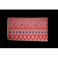 S H A H I T A J Sabhyasachi Floral Peach Silk Barati/Groom/Social Occasions Silk Pagdi Safa Turban or Pheta Cloth for Kids and Adults (CT965)-Pack of 1 (For Kids to Adults)
