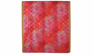 S H A H I T A J Shaded Red Net Barati/Groom/Social Occasions Silk Pagdi Safa Turban or Pheta Cloth for Kids and Adults (CT967)